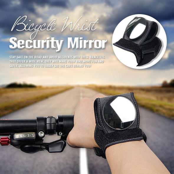 Espejo retrovisor de seguridad de muñeca para bicicleta