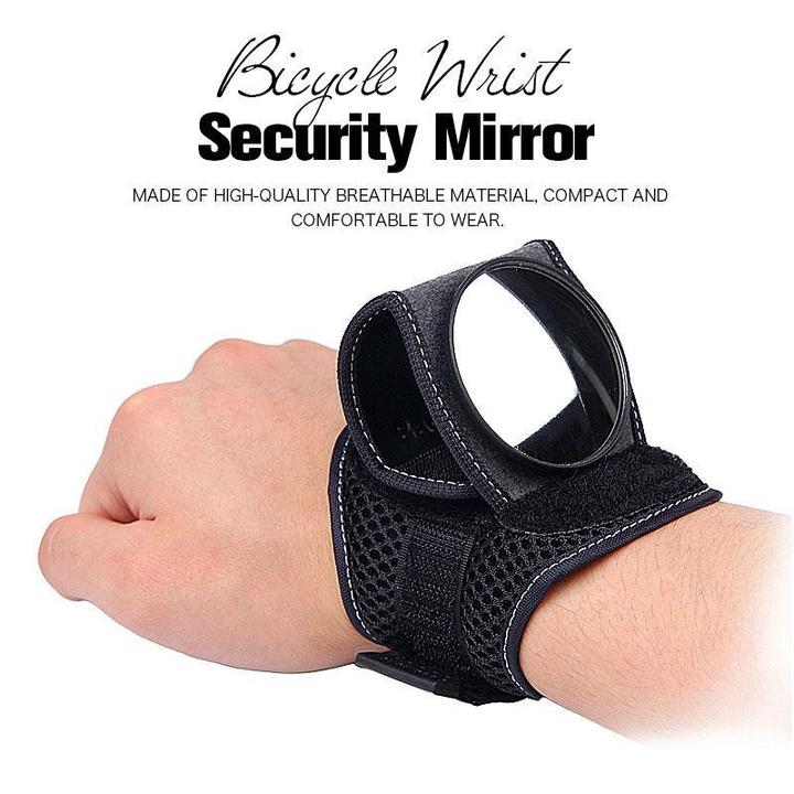 Espejo retrovisor de seguridad de muñeca para bicicleta