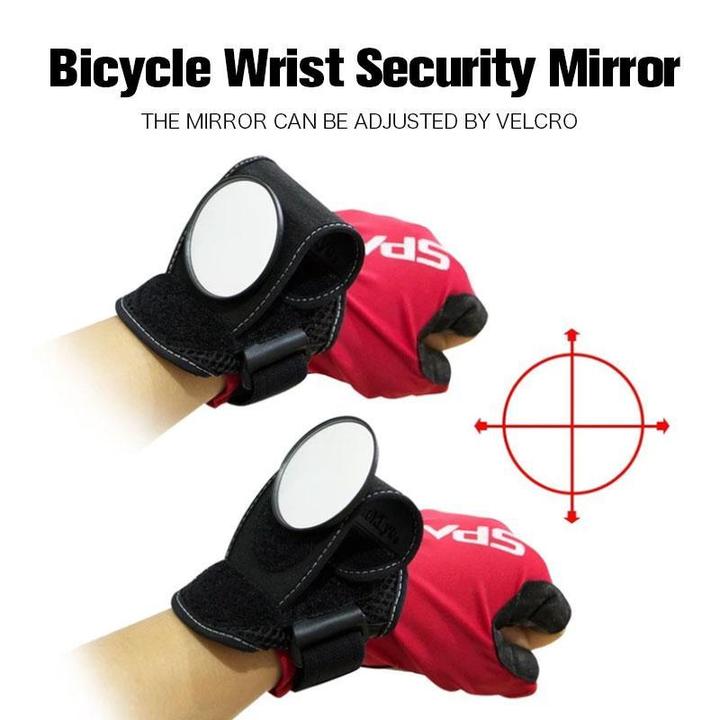 Espejo retrovisor de seguridad de muñeca para bicicleta