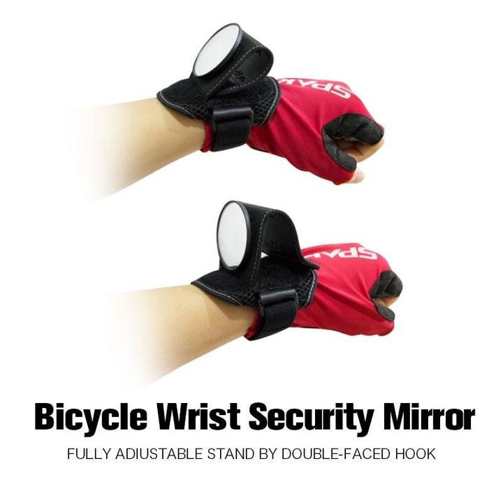 Espejo retrovisor de seguridad de muñeca para bicicleta
