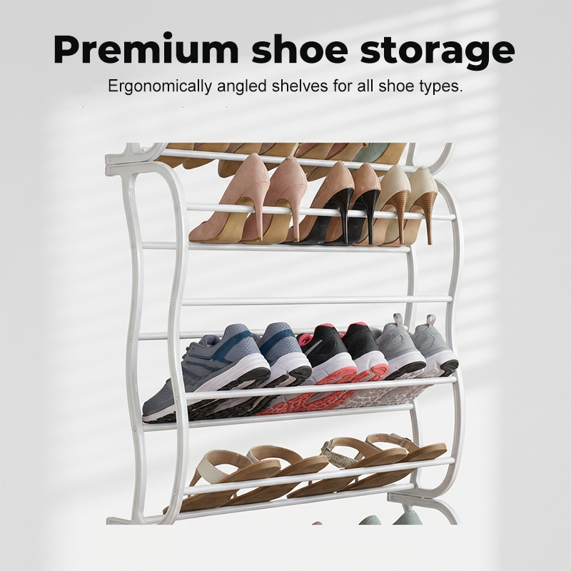 ⏰🔥 ¡50% OFF por tiempo limitado! 👟 Organizador de Zapatos de Puerta – Gran Capacidad y Ahorro de Espacio