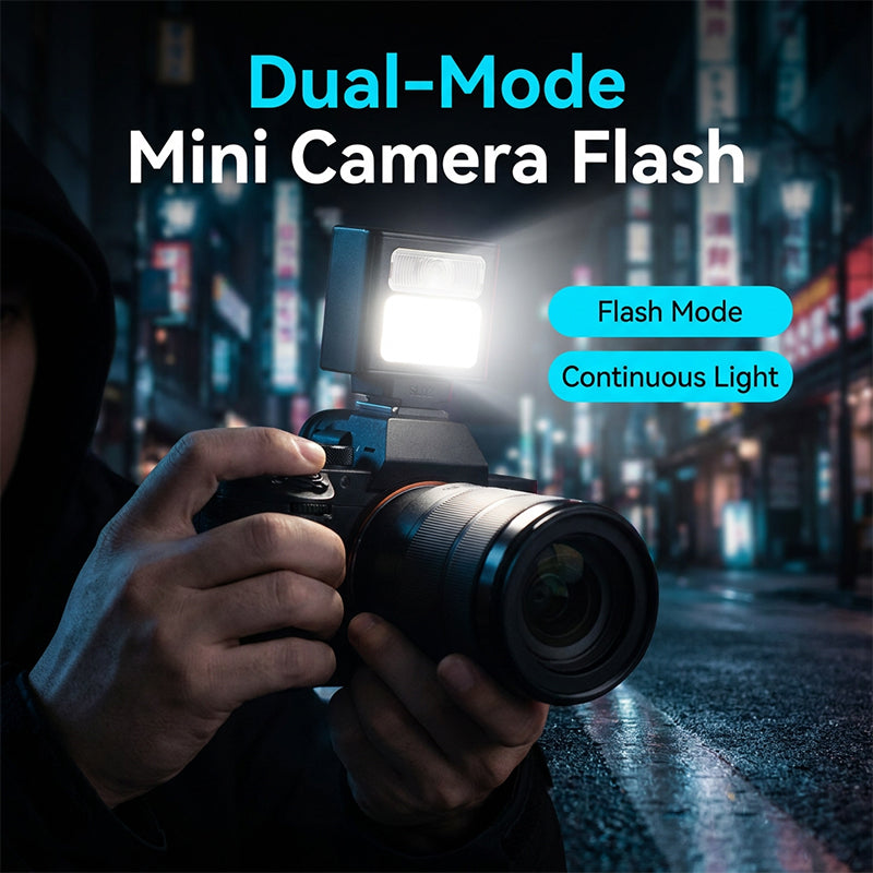 ✨📸 Flash recargable de bolsillo para cámara: ¡siempre listo! 🔋⚡