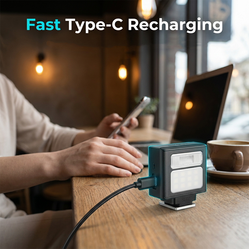 ✨📸 Flash recargable de bolsillo para cámara: ¡siempre listo! 🔋⚡