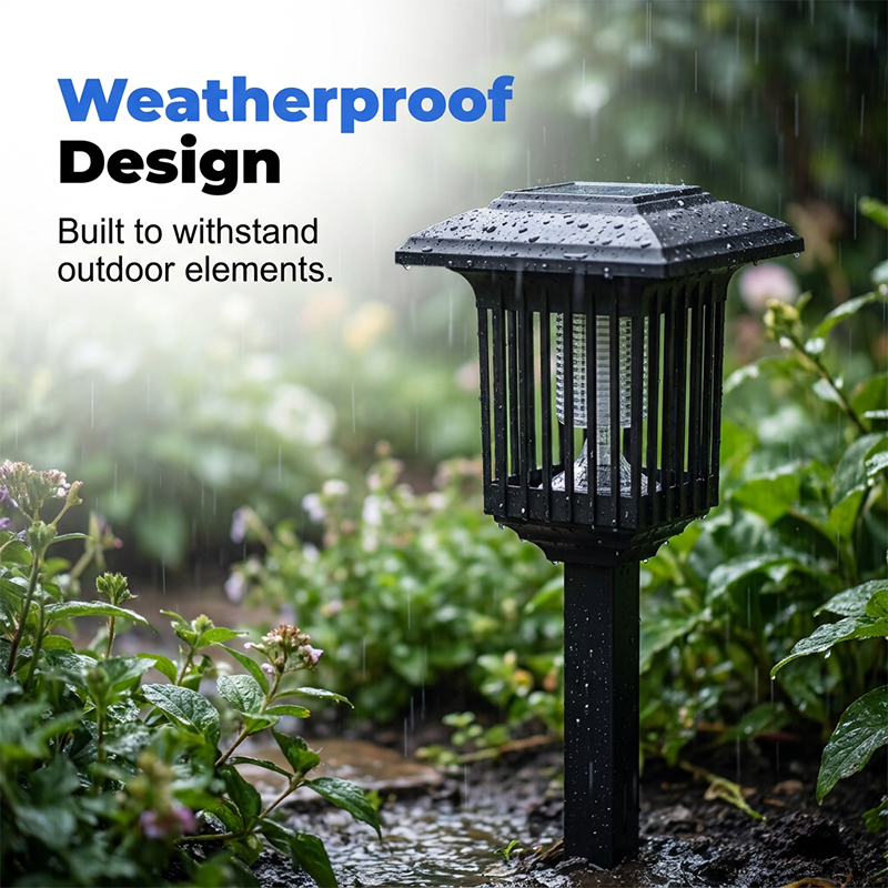 🦟☀️ ¡OFERTA 50% OFF! Matamoscas Solar para Exterior con Doble Luz – Control Inteligente de Mosquitos