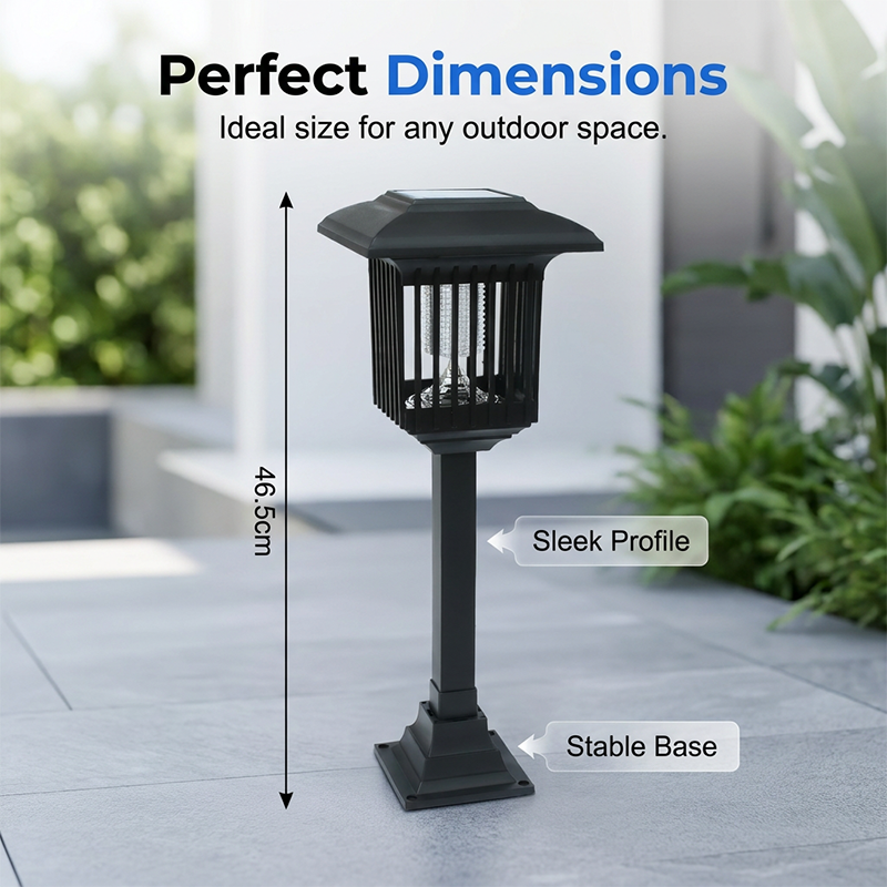 🦟☀️ ¡OFERTA 50% OFF! Matamoscas Solar para Exterior con Doble Luz – Control Inteligente de Mosquitos