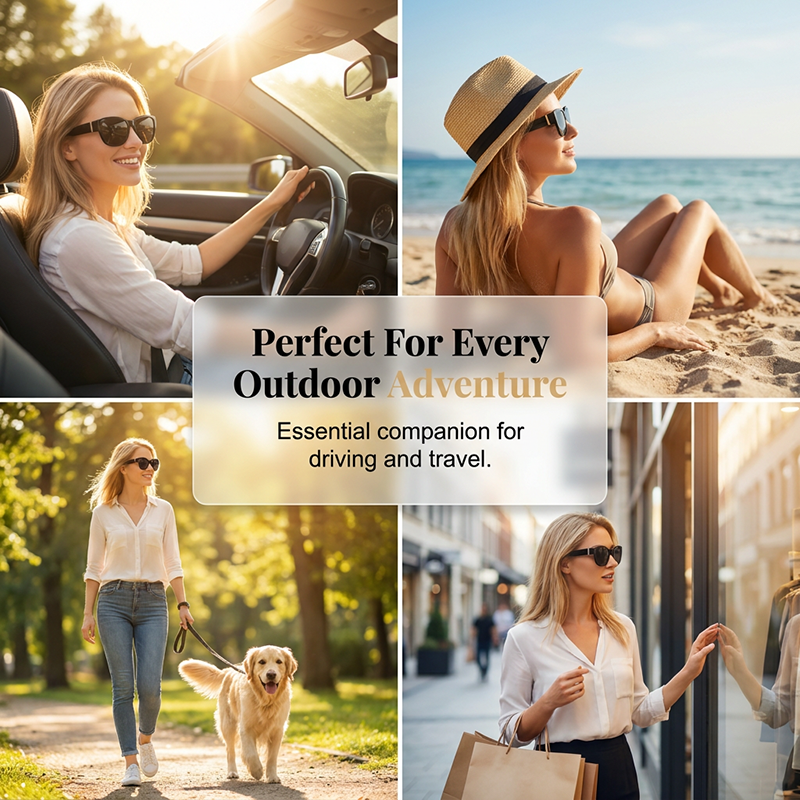 😎🔥 ¡50% OFF! Gafas de Sol Polarizadas Oversize para Mujer – Protección UV400 con Estilo Elegante