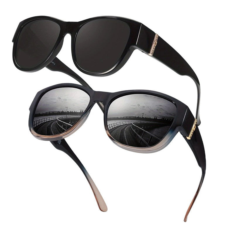 😎🔥 ¡50% OFF! Gafas de Sol Polarizadas Oversize para Mujer – Protección UV400 con Estilo Elegante