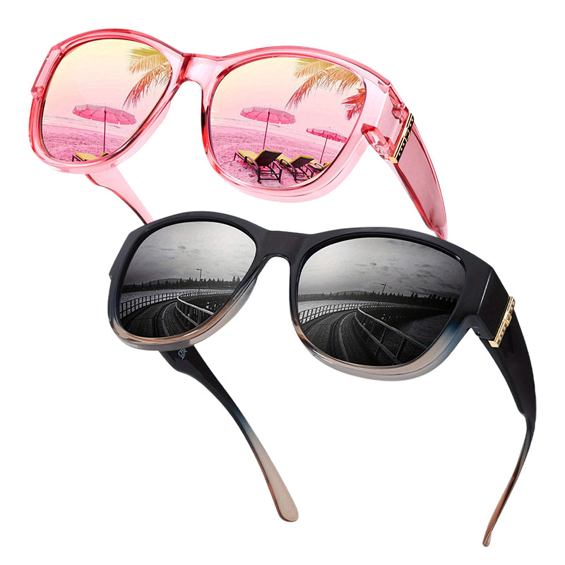 😎🔥 ¡50% OFF! Gafas de Sol Polarizadas Oversize para Mujer – Protección UV400 con Estilo Elegante