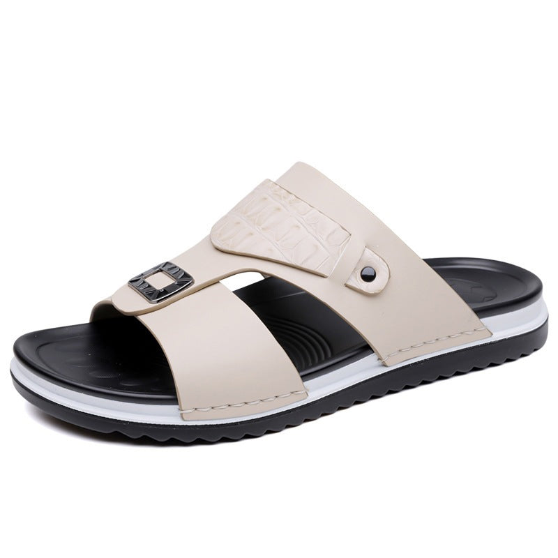📢📢50% DE DESCUENTO !! ⏰Sandalias Slip-On de Cuero Sintético para Hombre