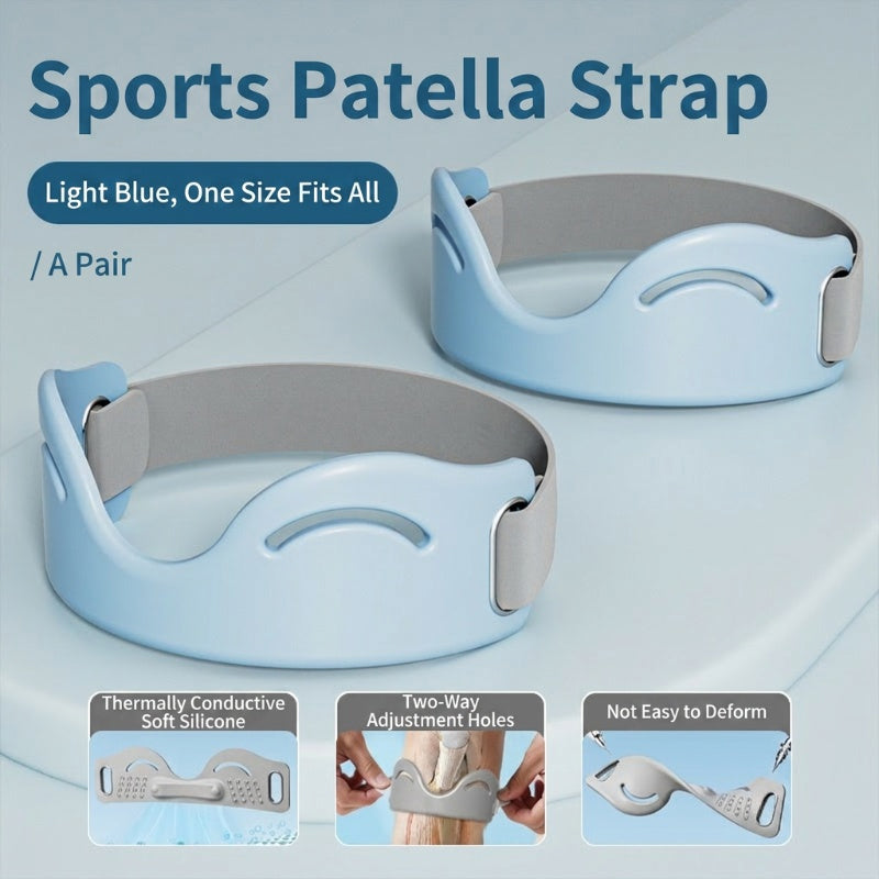 Correa de silicona para la rótula de la rodilla: absorbe los impactos y proporciona soporte transpirable 🦵