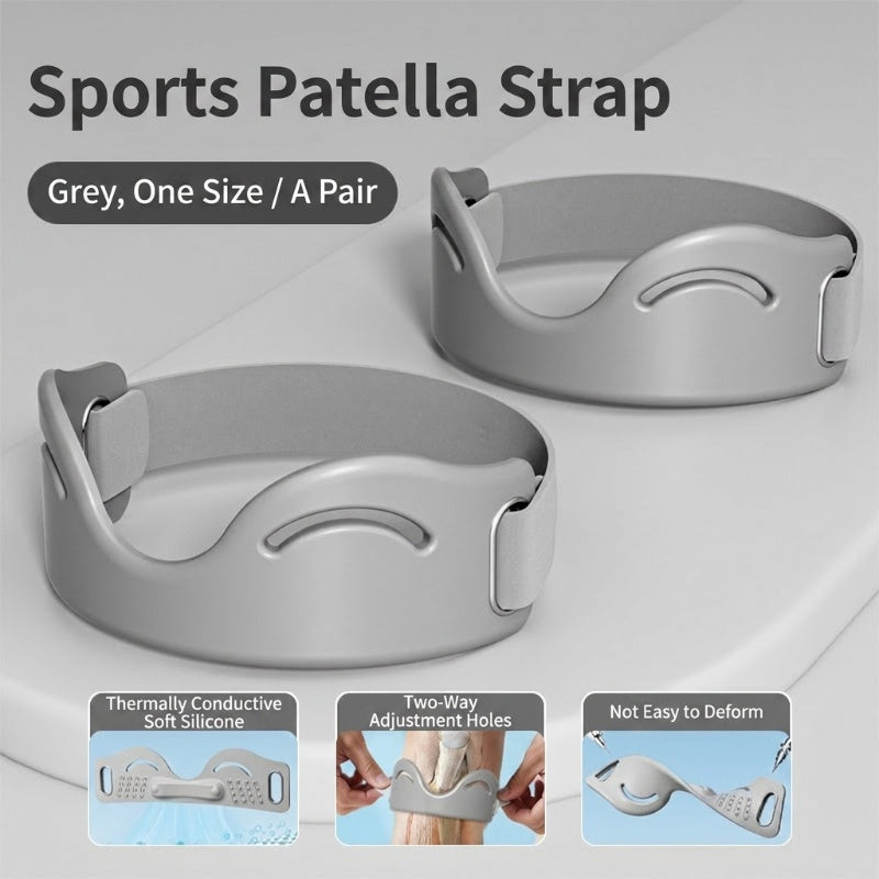 Correa de silicona para la rótula de la rodilla: absorbe los impactos y proporciona soporte transpirable 🦵