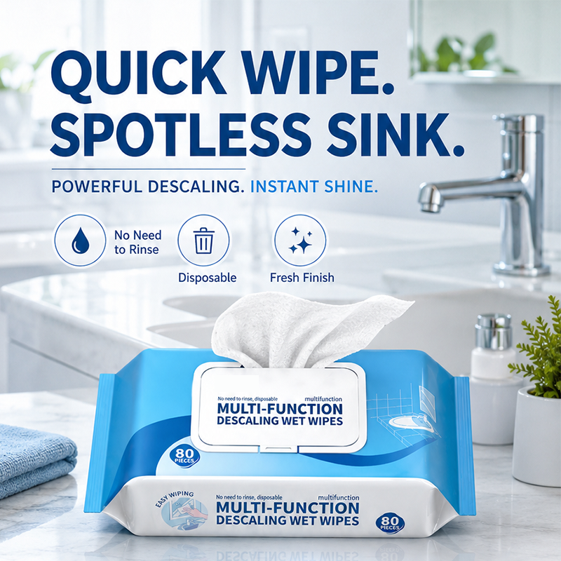Toallitas de Limpieza Desincrustantes Multifunción para Baño