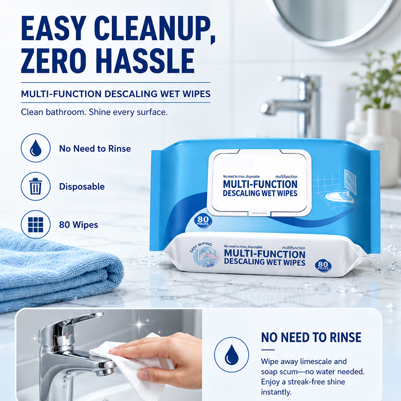 Toallitas de Limpieza Desincrustantes Multifunción para Baño