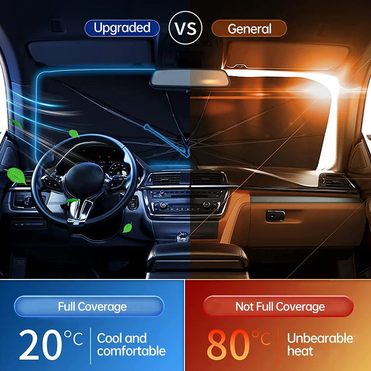 🌞📢Compra 2 y obtén un 20 % de descuento 🌈 Parasol plegable para el parabrisas del coche