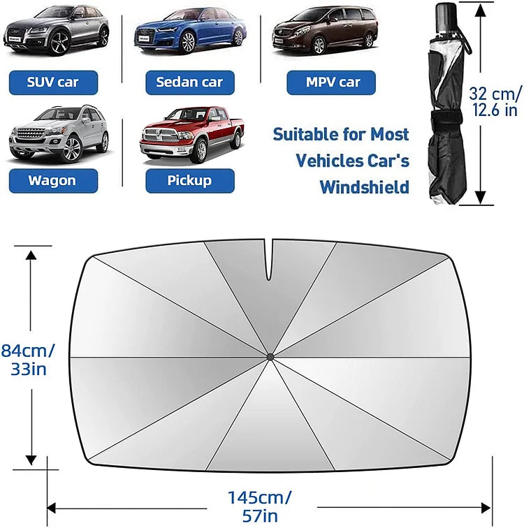 🌞📢Compra 2 y obtén un 20 % de descuento 🌈 Parasol plegable para el parabrisas del coche