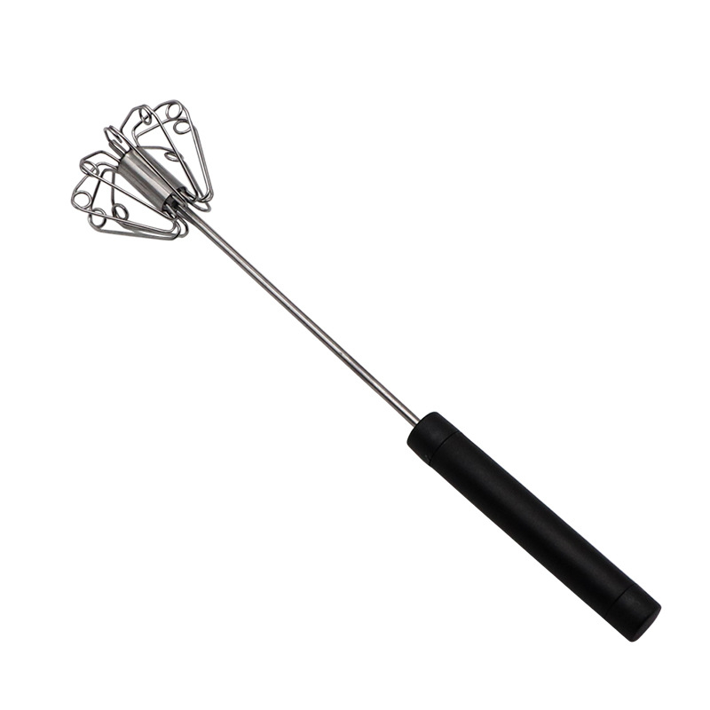 Batidora de huevos manual semiautomática de acero inoxidabl