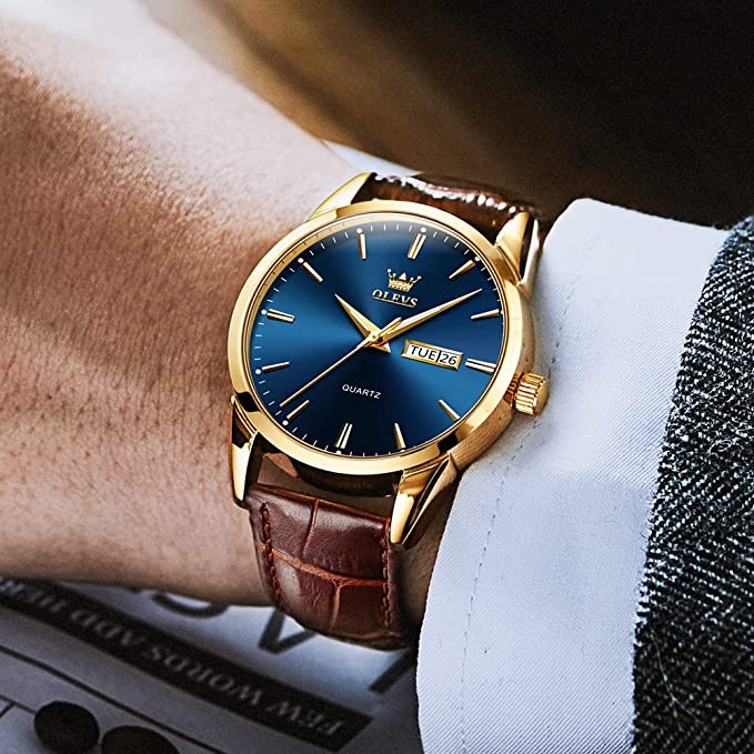 ⌚ ¡OFERTA POR TIEMPO LIMITADO 50% DE DESCUENTO! 💥 Reloj Sencillo para Hombre con Día y Fecha – Acero Inoxidable, Manecillas Luminosas, Clásico ✨