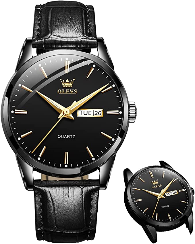 ⌚ ¡OFERTA POR TIEMPO LIMITADO 50% DE DESCUENTO! 💥 Reloj Sencillo para Hombre con Día y Fecha – Acero Inoxidable, Manecillas Luminosas, Clásico ✨