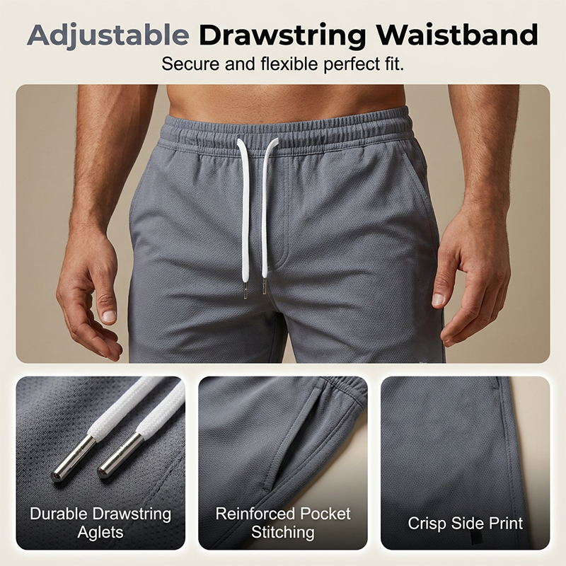 Conjunto de dos piezas para hombre: camisa y pantalones cortos