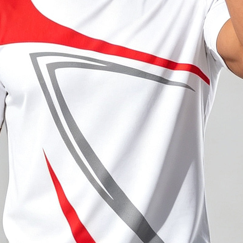 👕Conjunto de 2 Piezas para Hombre - Camiseta y Shorts Casuales de Verano