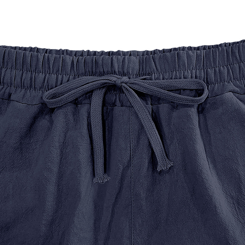 🌿 Oferta 2026 — ¡Más de 36,000 Vendidos!🔥⏰Pantalones Cortos Transpirables de Lino para Descanso