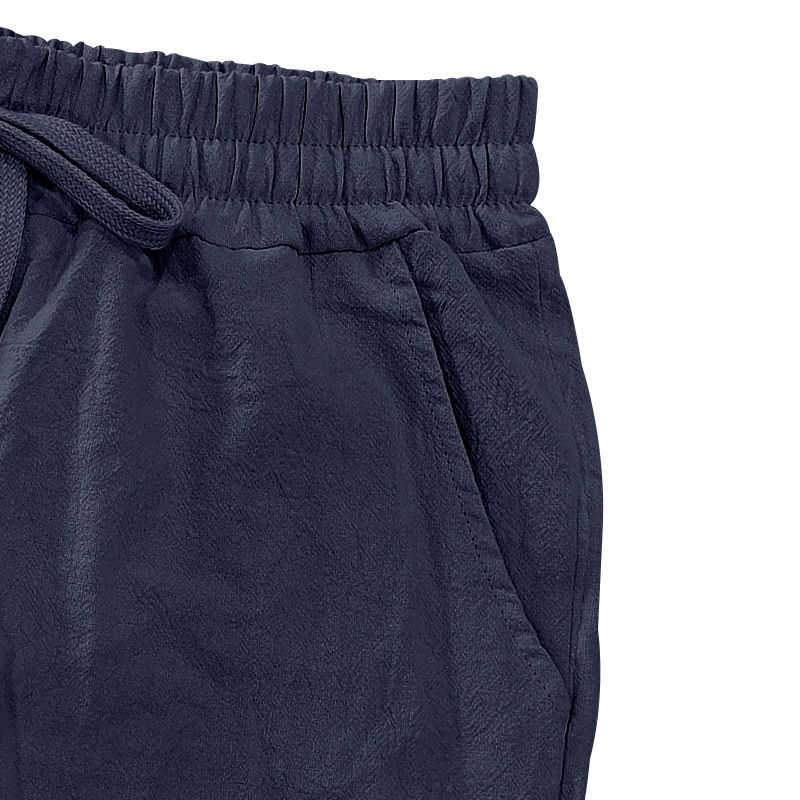 🌿 Oferta 2026 — ¡Más de 36,000 Vendidos!🔥⏰Pantalones Cortos Transpirables de Lino para Descanso