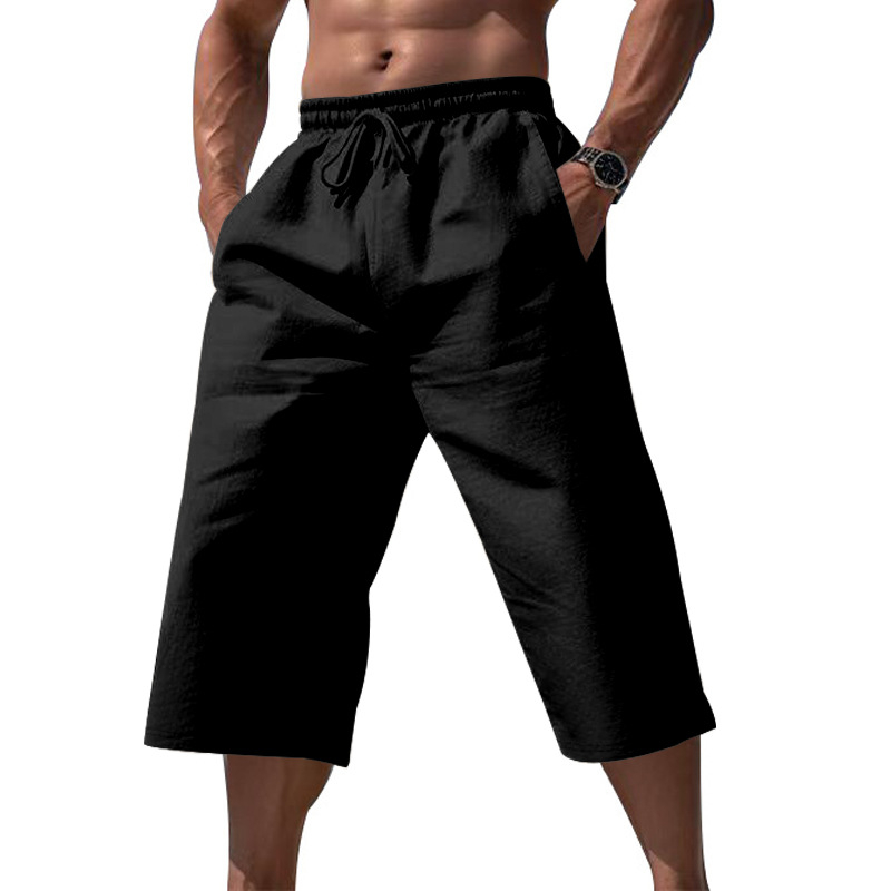 🌿 Oferta 2026 — ¡Más de 36,000 Vendidos!🔥⏰Pantalones Cortos Transpirables de Lino para Descanso