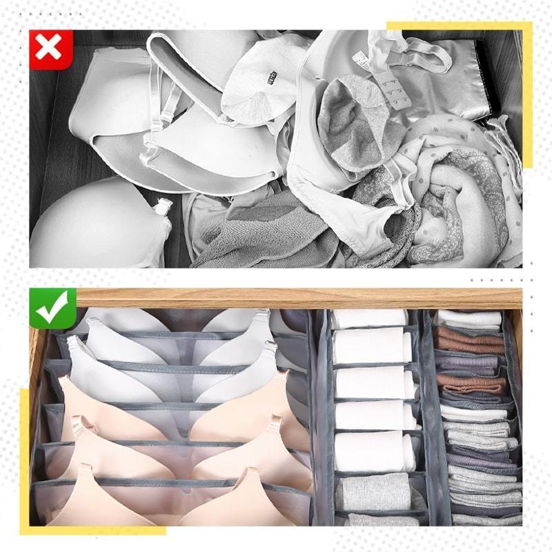 Compartimento de la caja de almacenamiento de ropa interior