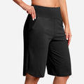 Shorts de Yoga de Cintura Alta con Bolsillos para Mujer