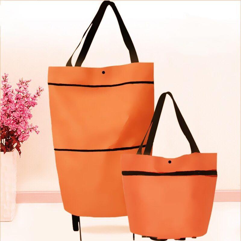 🛒✨ ¡OFERTA 50% OFF! Carrito de Compra Plegable 2 en 1 – Bolsa Portátil de Gran Capacidad 30L para Supermercado, Viajes y Uso Diario 🌿💪