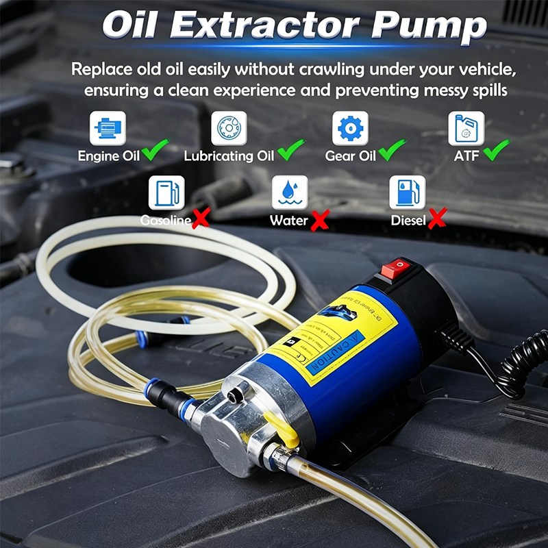 🛢️🔧Bomba portátil para trasvase de aceite de motor – práctica herramienta de mantenimiento ✨