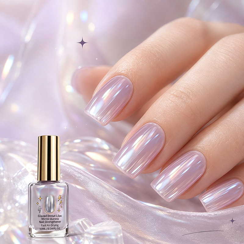 🎉 Oferta 2026 — ¡Más de 21 300 unidades vendidas!💜 Fortalecedor de Uñas Espejo Brillante Lila