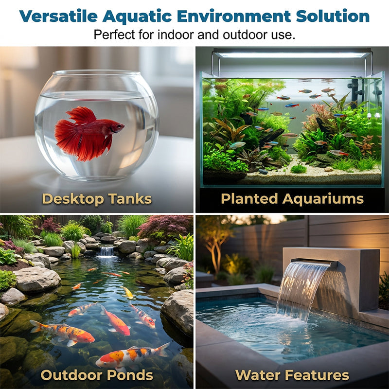 ⏰🔥 ¡OFERTA 50% OFF! 🐟✨ Polvo Purificador de Agua para Acuario y Estanque – Agua Cristalina en Solo Horas, Seguro para Peces y Plantas 🌿💧