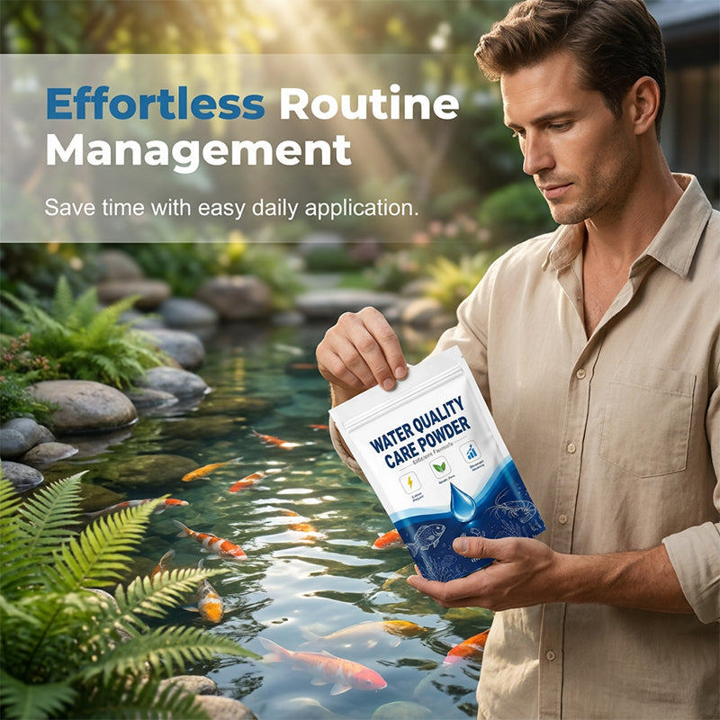 ⏰🔥 ¡OFERTA 50% OFF! 🐟✨ Polvo Purificador de Agua para Acuario y Estanque – Agua Cristalina en Solo Horas, Seguro para Peces y Plantas 🌿💧