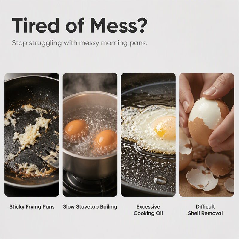 🥚💪 Hueveras para microondas – doble cavidad, sin aceite – desayuno saludable! 🌿
