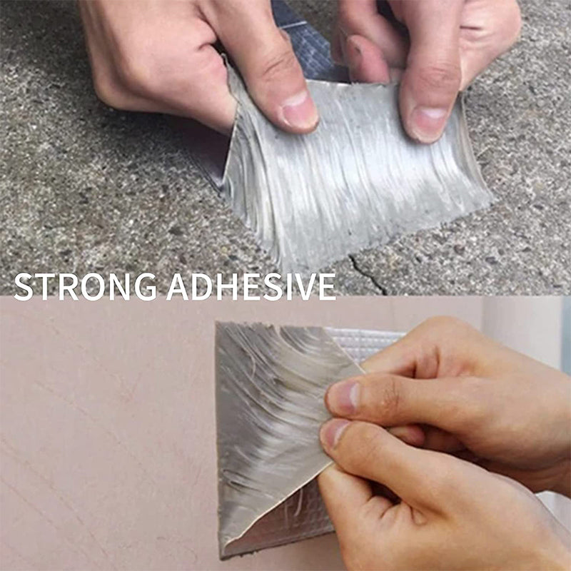 🛡️ 50% dto. Cinta impermeable de aluminio reforzado – sella grietas, techos y tuberías. Resistente a la intemperie y temperaturas extremas! 💧✨