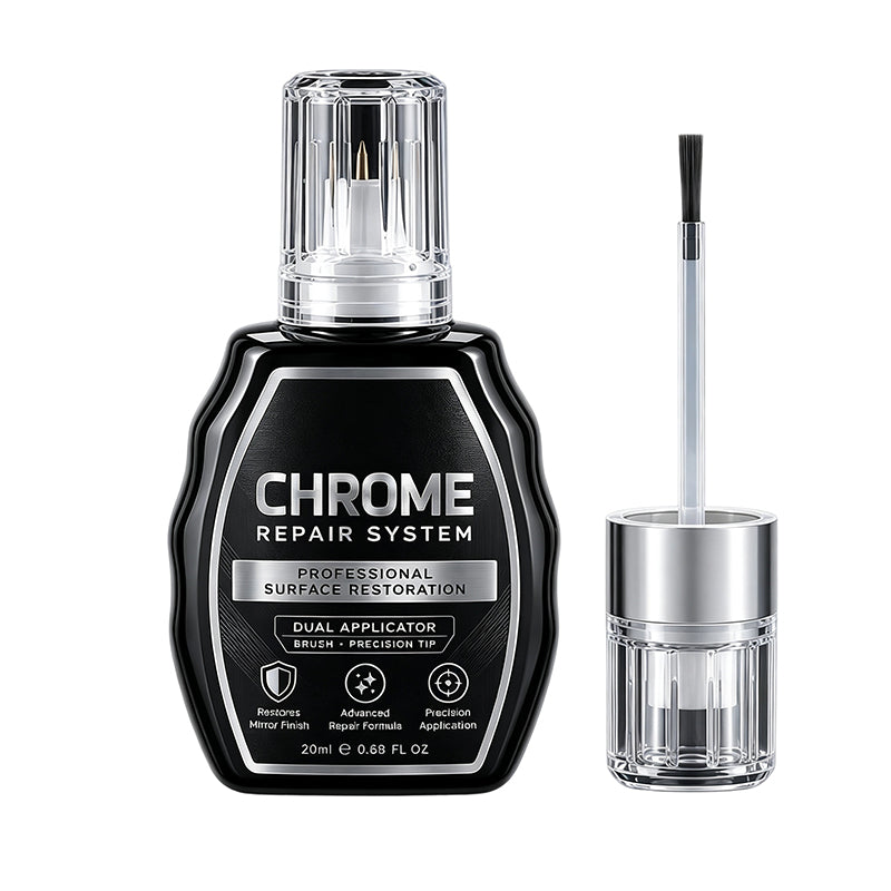 ✨ 50% dto. Kit restaurador de cromo – brillo metálico instantáneo, protección duradera. Pule y protege todo tipo de metales! 🛡️🚗