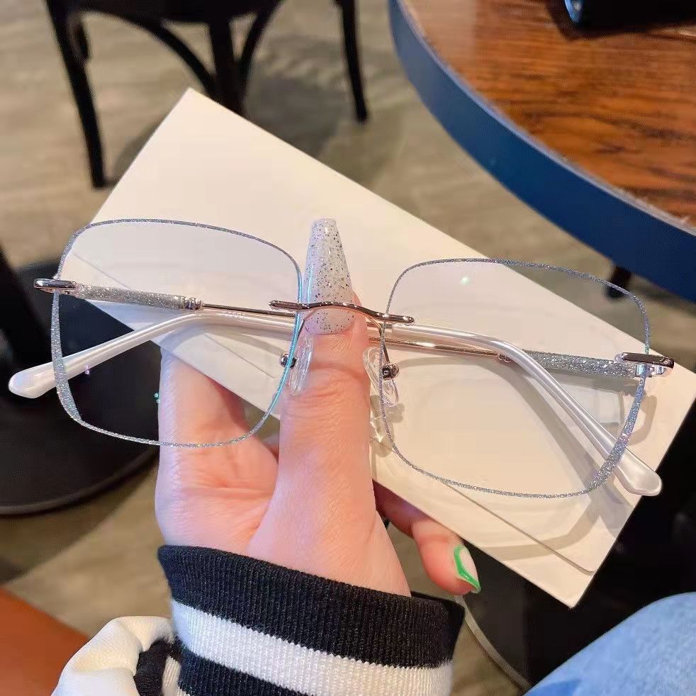 Gafas de miopía de luz azul sin montura de moda (50% de descuento)